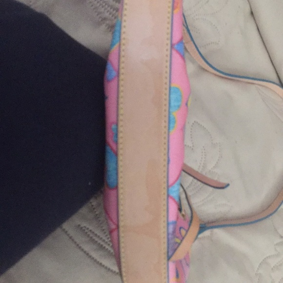 COPY - Dooney & Bourke pink print lay mark down - Picture 3 of 8